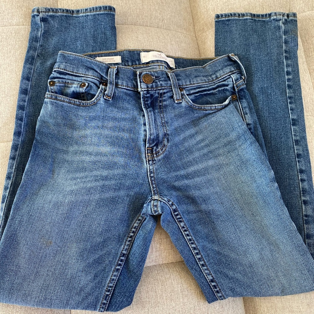 Hollister Slim Straight Blue Jeans